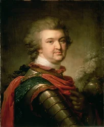 Porträt von Prinz Grigory Aleksandrovich Potemkin (1739-91), ca. 1790